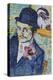 Man with a Tulip (Portrait of Jean Metzinger)-Robert Delaunay-Premier Image Canvas