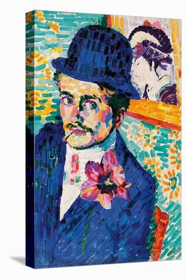 Man with a Tulip-Robert Delaunay-Premier Image Canvas