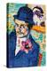 Man with a Tulip-Robert Delaunay-Premier Image Canvas