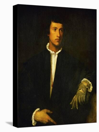 Man with Glove-Titian (Tiziano Vecelli)-Premier Image Canvas