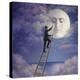 Man with Moon-Dan Craig-Premier Image Canvas