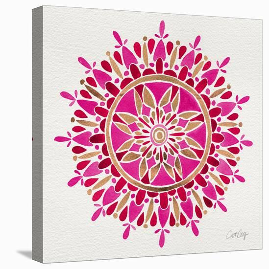 Mandala in Pink and Gold-Cat Coquillette-Premier Image Canvas