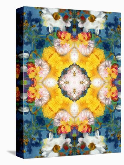 Mandala Ornament from Flower Photographs-Alaya Gadeh-Premier Image Canvas