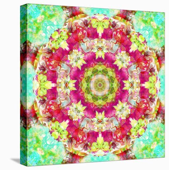 Mandala Ornament from Flower Photographs-Alaya Gadeh-Premier Image Canvas