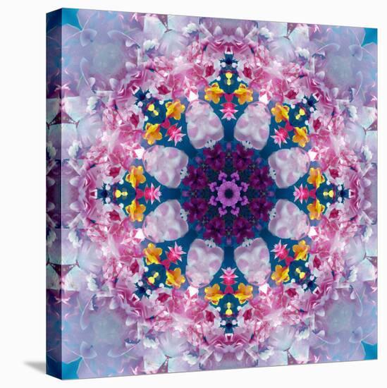 Mandala Ornament from Poeny Blossoms-Alaya Gadeh-Premier Image Canvas