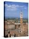 Mangia Tower and Buildings around the Piazza Del Campo in Siena, Tuscany, Italy-Lightfoot Jeremy-Premier Image Canvas