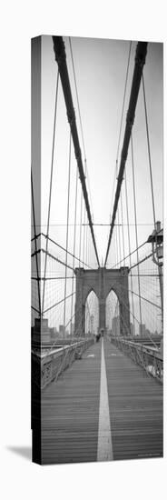 Manhattan and Brooklyn Bridge, New York City, USA-Alan Copson-Premier Image Canvas