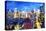 Manhattan Blue - In the Style of Oil Painting-Philippe Hugonnard-Premier Image Canvas