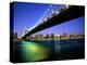 Manhattan Bridge and Skyline at Dusk-Alan Schein-Premier Image Canvas