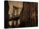 Manhattan Bridge Brownstone-Dale MacMillan-Stretched Canvas