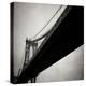 Manhattan Bridge BW Sq I-Erin Berzel-Premier Image Canvas