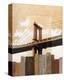 Manhattan Bridge & Fence-Mauro Baiocco-Stretched Canvas