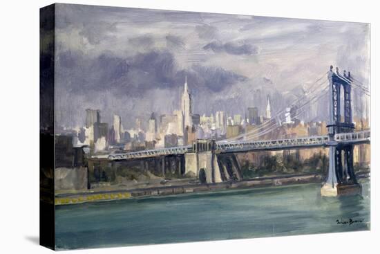 Manhattan Bridge, New York, 1996-Julian Barrow-Premier Image Canvas
