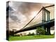Manhattan Bridge of Brooklyn Park, Manhattan, New York, United States-Philippe Hugonnard-Premier Image Canvas