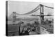 Manhattan Bridge under Construction-null-Premier Image Canvas