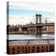 Manhattan Bridge with the Empire State Building from Brooklyn-Philippe Hugonnard-Premier Image Canvas