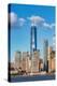Manhattan, New York, USA. One World Trade Center and the Lower Manhattan skyline.-Emily Wilson-Premier Image Canvas