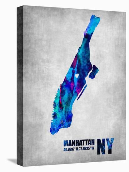 Manhattan New York-NaxArt-Stretched Canvas