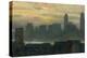 Manhattan's Misty Sunset, 1911-Childe Hassam-Premier Image Canvas