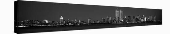 Manhattan Skyline 2001-Richard Berenholtz-Stretched Canvas