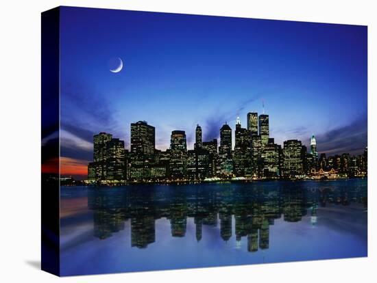 Manhattan Skyline and Reflection-Bill Ross-Premier Image Canvas