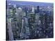 Manhattan skyline at dusk, NYC-Michel Setboun-Stretched Canvas