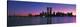 Manhattan Skyline at Sunset-null-Stretched Canvas