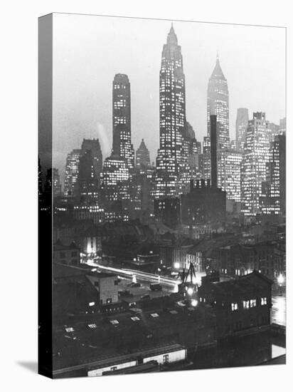 Manhattan Skyline-Andreas Feininger-Premier Image Canvas