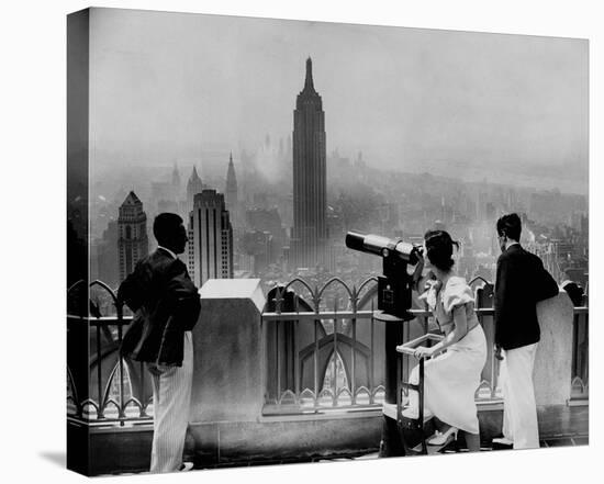 Manhattan, View from Radio City Music Hall, 1935-The Chelsea Collection-Stretched Canvas