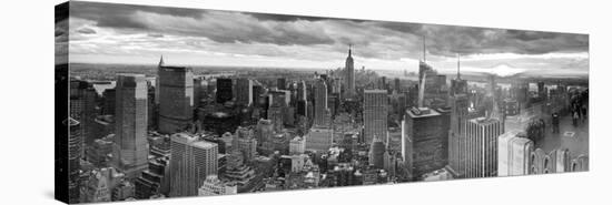 Manhattan View Towards Empire State Building at Sunset from Top of the Rock, at Rockefeller Plaza, -Gavin Hellier-Premier Image Canvas