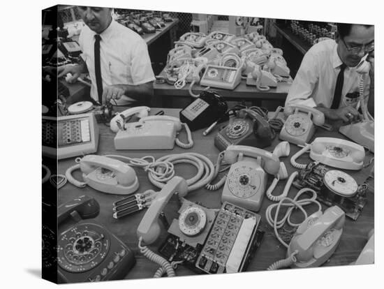 Manufacturing of Telephones at Western Electric Co-Yale Joel-Premier Image Canvas
