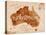 Map Australia Retro-anna42f-Stretched Canvas