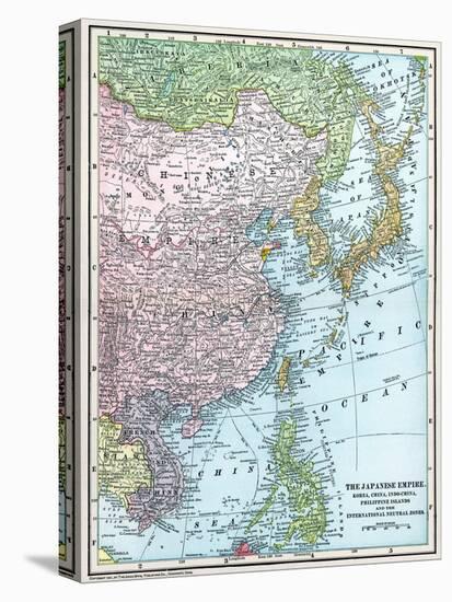 Map: East Asia, 1907-null-Premier Image Canvas