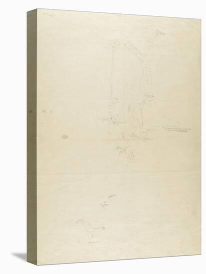 Map French Excavations at Elephantine Island in 1908-null-Premier Image Canvas