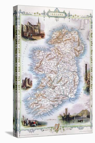 Map: Ireland, 1851-null-Premier Image Canvas