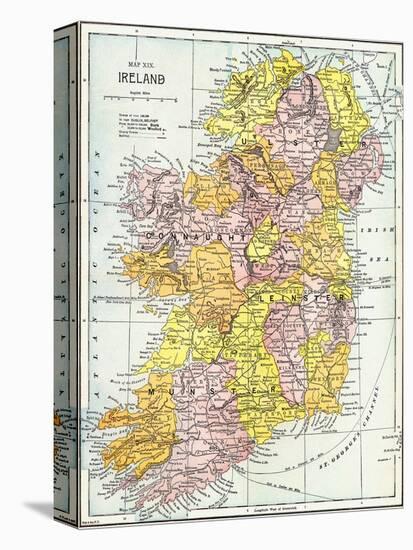 Map: Ireland, C1890-null-Premier Image Canvas