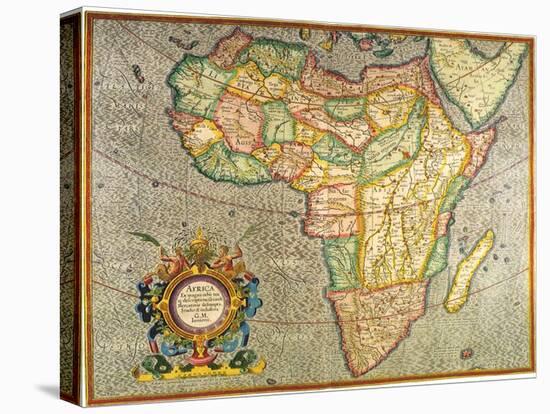 Map of Africa 1633-Gerardus Mercator-Premier Image Canvas