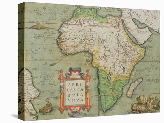 Map of Africa, from the "Theatrum Orbis Terrarum"-null-Premier Image Canvas