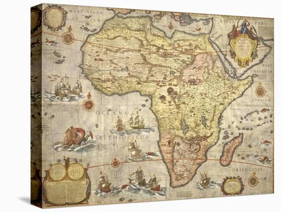 Map of Africa in 1686-Joan Blaeu-Premier Image Canvas