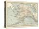 Map of Alaska. United States. Inset Maps of Sitka, and Aleutian Islands-Encyclopaedia Britannica-Stretched Canvas