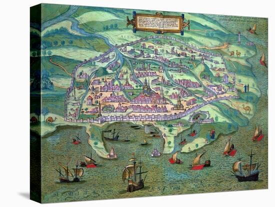 Map of Alexandria, Egypt, c1572-Joris Hoefnagel-Premier Image Canvas