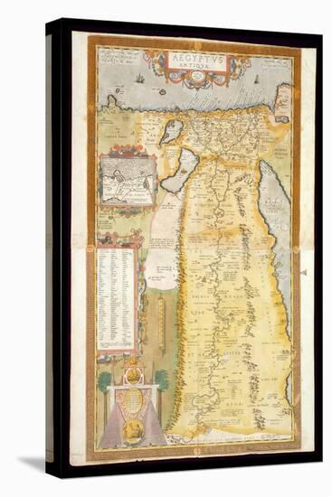 Map of Ancient Egypt, 1584-Abraham Ortelius-Premier Image Canvas