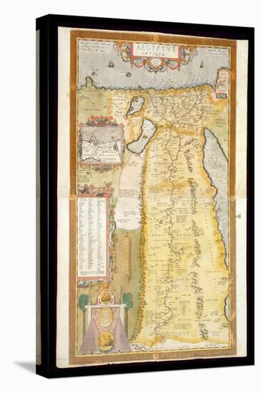 Map of Ancient Egypt, 1584-Abraham Ortelius-Premier Image Canvas