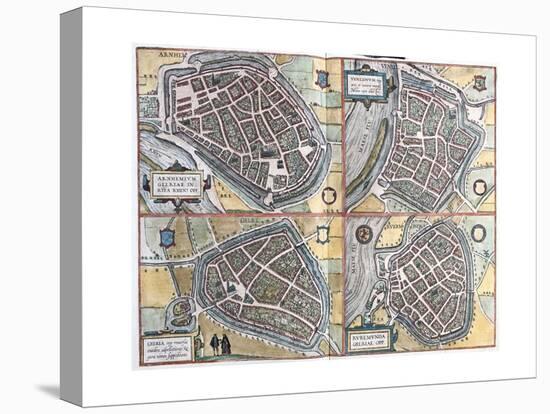 Map of Arnhem from Civitates Orbis Terrarum-null-Premier Image Canvas