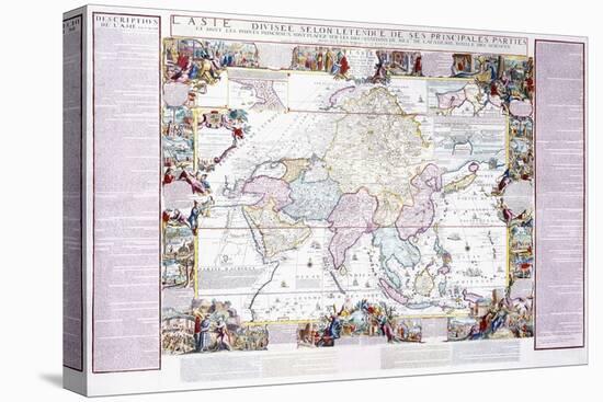 Map of Asia, 1740-Nicolas De Fer-Premier Image Canvas