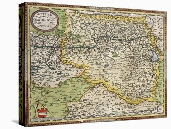 Map of Austria, from Theatrum Orbis Terrarum-null-Premier Image Canvas