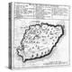 Map of Barbados-French School-Premier Image Canvas