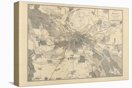 Map of Berlin, 1802-J.F. Schneider-Premier Image Canvas