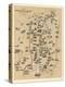 Map of Berlin, Published by Carl Glueck Verlag, Berlin, 1860-German School-Premier Image Canvas