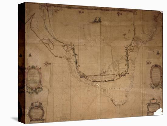 Map of Brazil, from 'Dutch Marine Maps', 1637-null-Premier Image Canvas